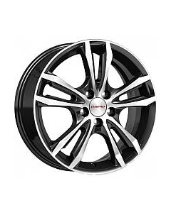 Литой диск K&K Samara (КС866) 16x6" 5x112мм DIA 66.6мм ET 45мм Алмаз черный K&k