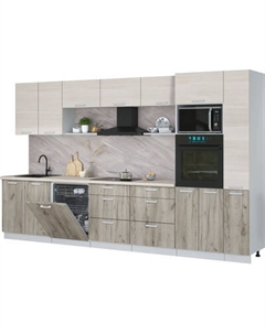 Кухонный гарнитур Интерлиния Мила Лайт 3.5-ПМ1