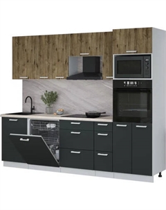 Кухонный гарнитур Интерлиния Мила Лайт 2.6-ПМ1