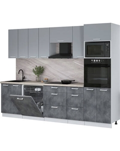 Кухонный гарнитур Интерлиния Мила Лайт 2.8-ПМ1