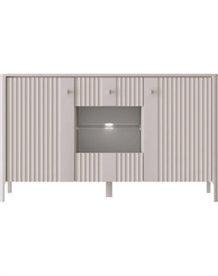 Тумба Black Red White Dalia KOM1W2D с подсветкой Black red white