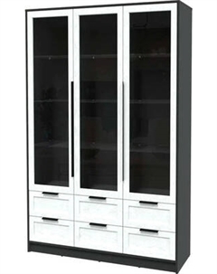 Шкаф с витриной Интерлиния Концепт Тренд КТ-ШВ3
