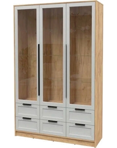 Шкаф с витриной Интерлиния Концепт Тренд КТ-ШВ3