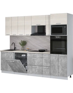 Кухонный гарнитур Интерлиния Мила Лайт 2.7-ПМ1