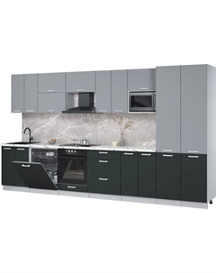 Кухонный гарнитур Интерлиния Мила Лайт 3.8-ПМ2