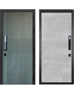 Входная дверь ГРАНИТ Бриони Смарт 77-1 бетон светлый Granit