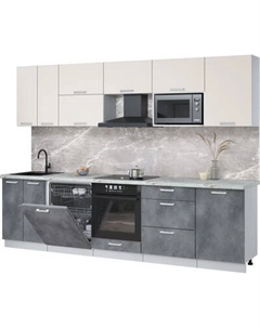 Кухонный гарнитур Интерлиния Мила Лайт 2.9-ПМ2