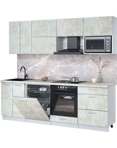 Кухонный гарнитур Интерлиния Мила Лайт 2.4-ПМ2