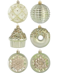 Набор елочных игрушек Волшебная страна Оливковый / 110455