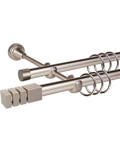 Карниз для штор АС ФОРОС Grace D19Г/19Г + наконечники Нордик Ас форос