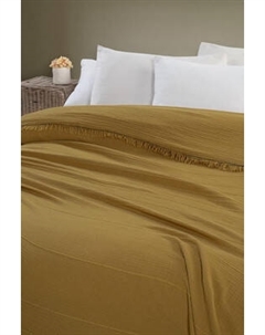 Плед Karven Муслиновый Евро 220x240 / PL029 IZGI v5/Hardal