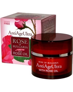 Крем для лица Rose of Bulgaria Ultra Омолаживающий с розовым маслом Rose of bulgaria