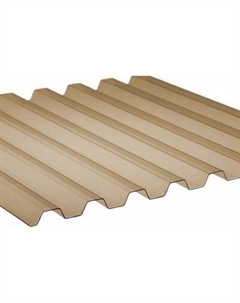 Монолитный поликарбонат Borrex Трапеция 1050x3000x0.8мм