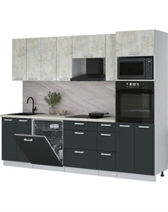 Кухонный гарнитур Интерлиния Мила Лайт 2.7-ПМ1