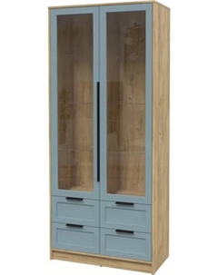 Шкаф с витриной Интерлиния Концепт Тренд КТ-ШВ2