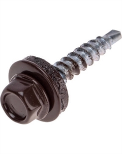 Саморез Kranz Кровельный 4.8х29 RAL 8017 / 1202-4829-3