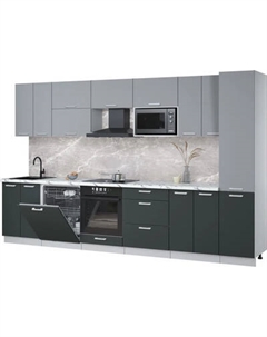 Кухонный гарнитур Интерлиния Мила Лайт 3.4-ПМ2