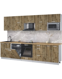 Кухонный гарнитур Интерлиния Мила Лайт 3.0-ПМ2