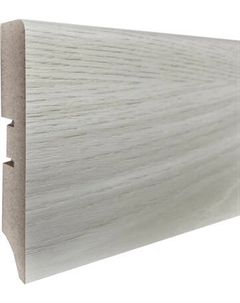 Плинтус Smartprofile МДФ Strong Color 80A Дуб винтаж светло-серый П07