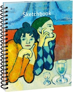 Скетчбук Попурри Пикассо. Арлекин и его подружка