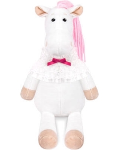 Мягкая игрушка Maxitoys Лошадка Пинки с Воротничком / MT-250217-22
