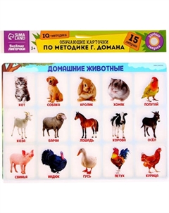 Развивающая игра Веселые липучки Животные фермы / 9472506