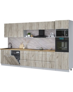 Кухонный гарнитур Интерлиния Мила Лайт 3.6-ПМ1-2