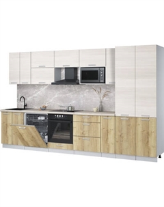 Кухонный гарнитур Интерлиния Мила Лайт 3.5-ПМ2