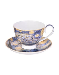 Чашка с блюдцем Lefard Звездная ночь / 104-1011