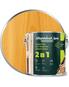 Защитно-декоративный состав Здоровый дом 2в1 Орегон