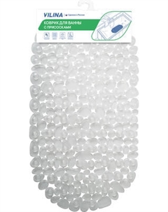 Коврик на присосках Вилина Морская галька 6805