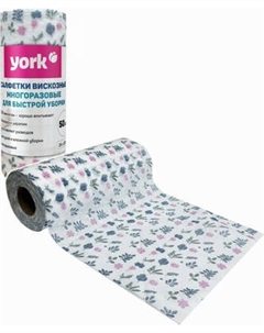 Салфетка хозяйственная York П7395 Узор / 020500