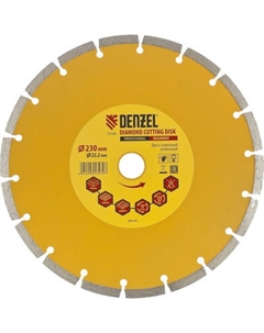 Отрезной диск алмазный Denzel 73104