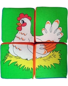 Развивающий игровой набор Учитель-Канц Кубики. Курочка Ряба Учитель-канц