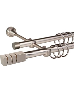 Карниз для штор АС ФОРОС Grace D19К/19Г + наконечники Нордик Ас форос