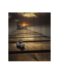 Шторка-занавеска для ванны JoyArty Потерянные камни / sc_8948 Joyarty