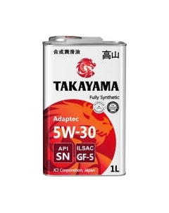 Моторное масло Takayama Adaptec 5W30 ILSAC GF-5 SN / 605584