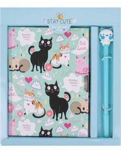 Записная книжка Darvish Милые котики. С ручкой / DV-14624C