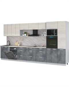 Кухонный гарнитур Интерлиния Мила Лайт 4.0-ПМ1