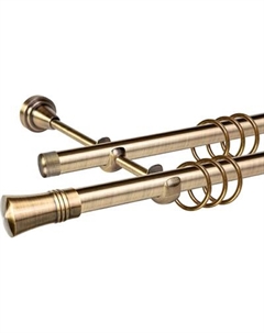 Карниз для штор АС ФОРОС Grace D19Г/19Г + наконечники Арига Ас форос