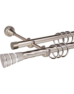 Карниз для штор АС ФОРОС Grace D19К/19Г + наконечники Пегас Ас форос