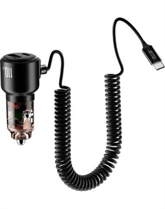 Зарядное устройство автомобильное XO Type-C+Type-C Cable=110W / CC59 Xo