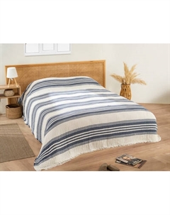 Плед Karven Пике муслиновый евро 220x240 / PL033 TRUVA v4/Lacivert