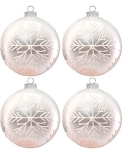 Набор шаров новогодних Elan Gallery Снежинка / 980090 Elan gallery