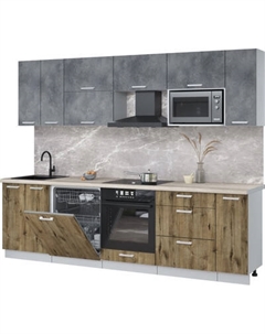 Кухонный гарнитур Интерлиния Мила Лайт 2.7-ПМ2