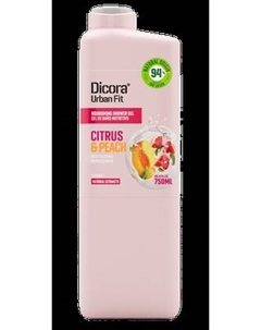 Гель для душа Dicora Citrus & Peach с витамином С