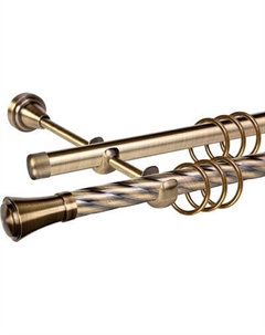 Карниз для штор АС ФОРОС Grace D19К/19Г + наконечники Анкона Ас форос