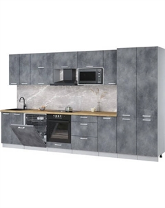 Кухонный гарнитур Интерлиния Мила Лайт 3.6-ПМ2