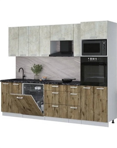 Кухонный гарнитур Интерлиния Мила Лайт 2.7-ПМ1