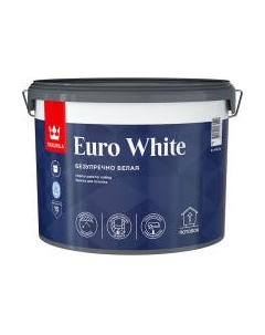 Краска Tikkurila Euro White Для потолка